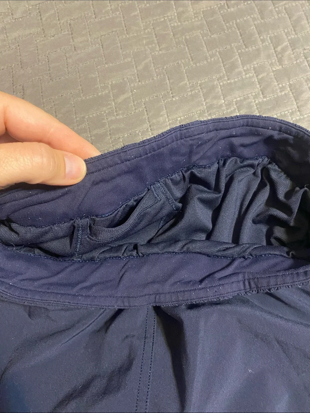 Lululemon Athletica Deep Navy Athletic Running Shorts